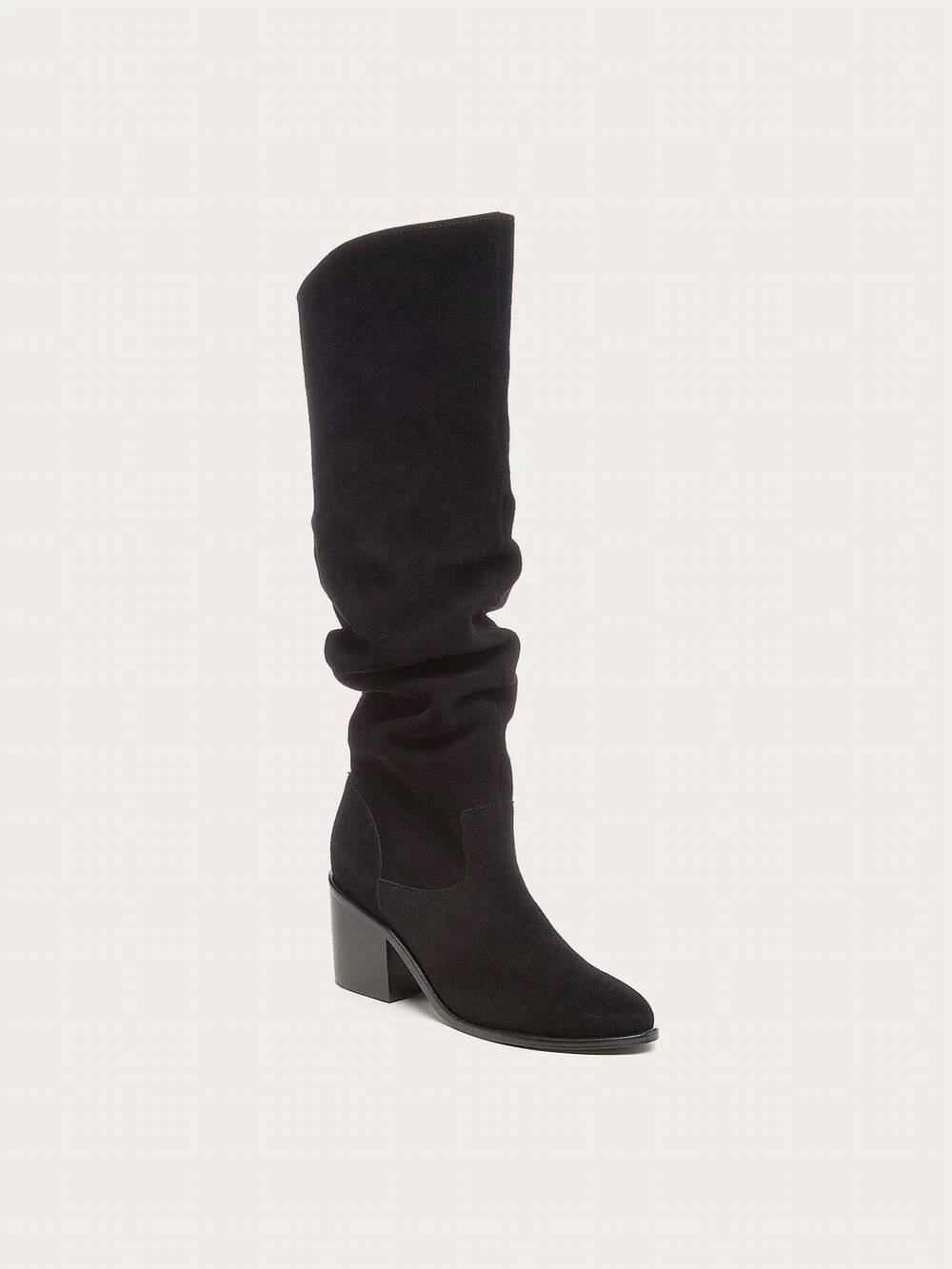 NEW KELSI DAGGER women's easton slouch boot in black suede